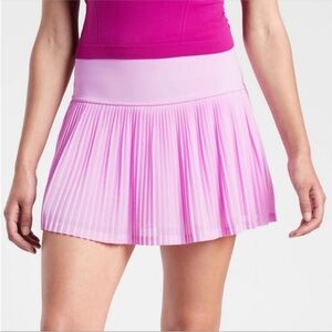 Athleta A-game Mesh Skort 13.5” Quartz Pink Size L Large